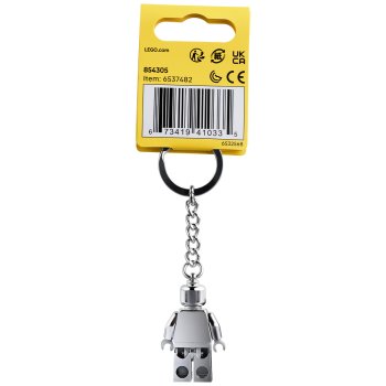 Breloc Minifigurina argintie