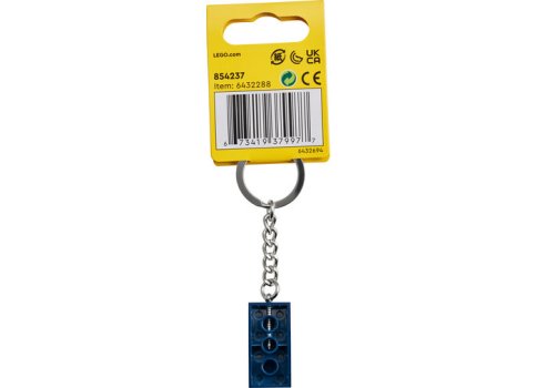 Breloc Caramida 2x4 albastru