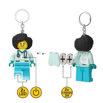 Breloc LEGO Iconic cu LED - Dr. Flieber