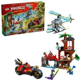 Luptă la casa din copac cu vehicule ninja