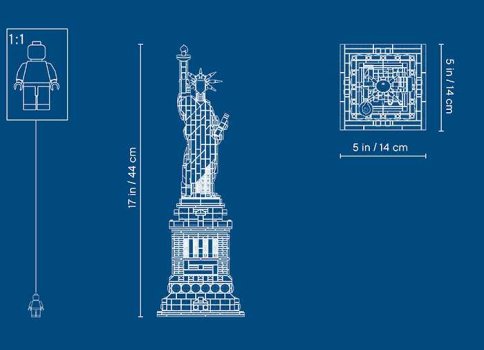 Statuia Libertatii LEGO