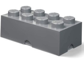 Cutie depozitare LEGO 2x4 gri inchis (40041754)