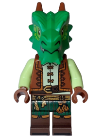 Minifigurină LEGO Ideas Dragonborn Alax Jadescales idea185