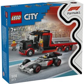Camion de prezentare F1® cu mașină de curse Audi F1