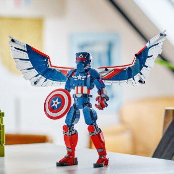 Figurina de constructie Capitanul America