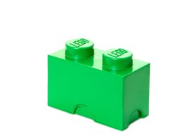 Cutie depozitare LEGO 2 verde inchis