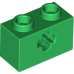 Cărămidă technic 2 X 1 cu gaură ax