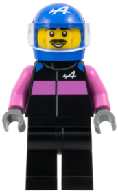 Minifigurină LEGO City Pilot Formula1 Alpine cty1832