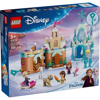Minicastelul din Arendelle si palatul de gheata al Elsei