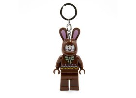 Breloc cu LED LEGO Iepurasul de ciocolata