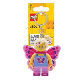 Breloc LEGO Iconic cu LED - Fata Fluture
