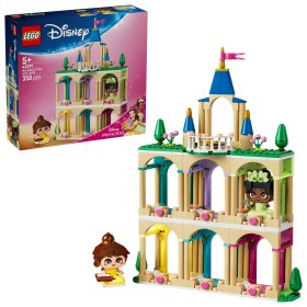 Miniprințesele Belle și Tiana la castel