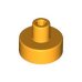 Placă netedă modificată 1 X 1 cu pin
