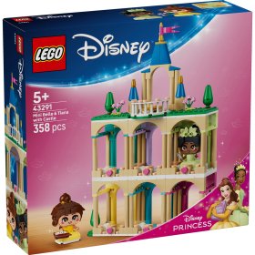 Miniprințesele Belle și Tiana la castel
