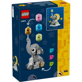 Pui de elefant pe cer