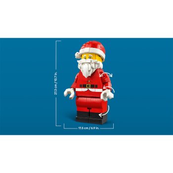 Minifigurina Mos Craciun supradimensionata