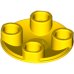 Placă netedă rotundă 2 X 2 inv.