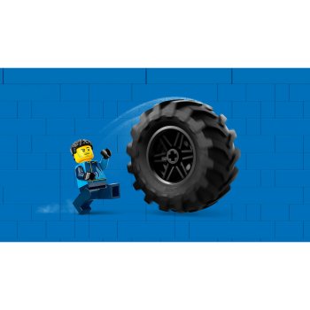 Monster truck albastru