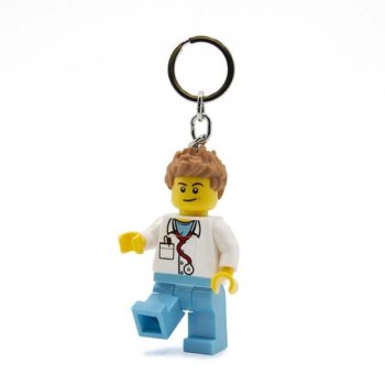 Breloc LEGO Iconic cu LED - Barbat Doctor