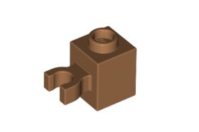 Cărămidă modificată 1 X 1 cu clip orizontal