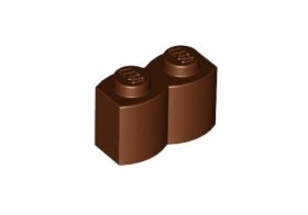 Cărămidă curbată 1 X 2 buşteni