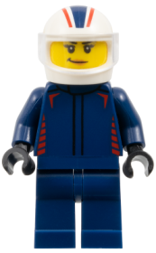 Minifigurină LEGO City Pilot Formula1 Red Bull cty1838