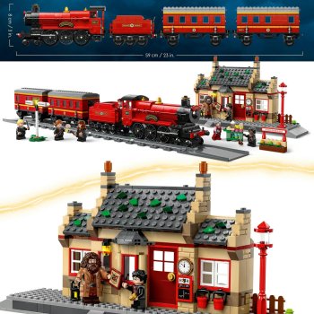 Expresul de Hogwarts si gara din Hogsmeade
