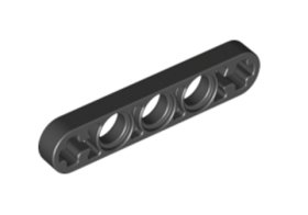 Grindă subţire 5 X 1 gaură ax şi pin