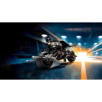 Figurina de constructie Batman™ si motocicleta Bat-Pod