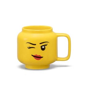 Cana mica LEGO din ceramica – Fata care face cu ochiul