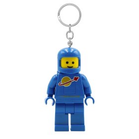 Breloc cu lanterna LEGO astronaut - albastru (LGL-KE10)