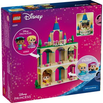 Miniprințesele Belle și Tiana la castel