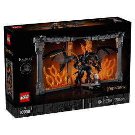Stapânul inelelor: Diorama pentru biblioteca cu un Balrog