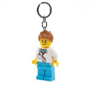 Breloc LEGO Iconic cu LED - Barbat Doctor