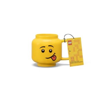 Cana nostima mare LEGO din ceramica