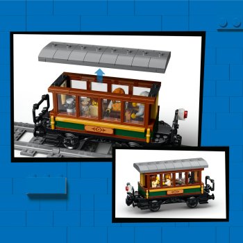 Tren cu aburi vintage