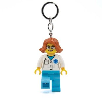 Breloc LEGO Iconic cu LED - Femeie Doctor