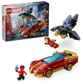Masina lui Iron Man si Black Panther vs. Hulk cel rosu
