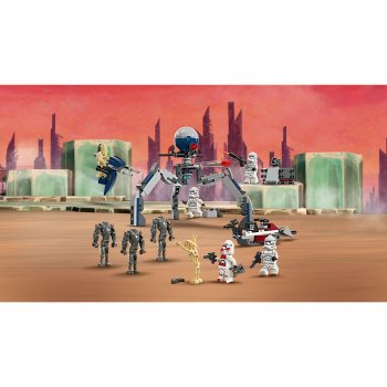 Pachet de lupta: Clone Trooper si droid de lupta