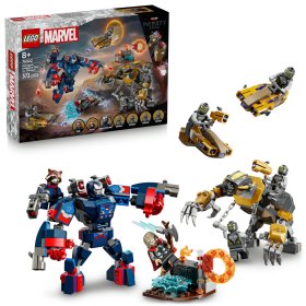 Thor vs Chitauri din Razbunatorii: Sfârsitul jocului
