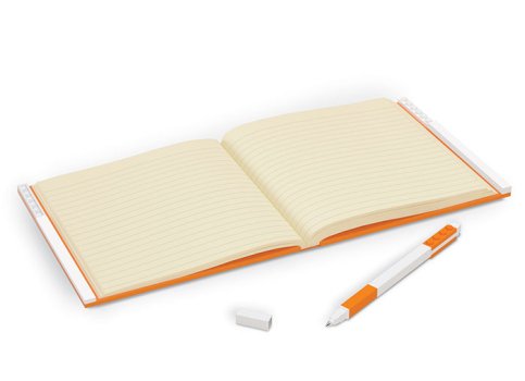 Agenda cu pix LEGO - Portocaliu
