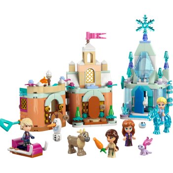 Minicastelul din Arendelle si palatul de gheata al Elsei