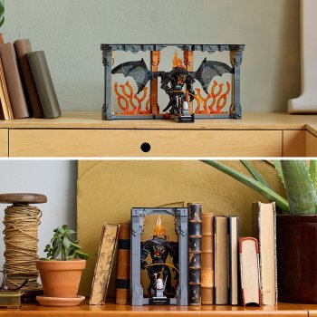Stapânul inelelor: Diorama pentru biblioteca cu un Balrog