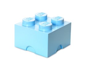 Cutie depozitare LEGO 4 albastru deschis