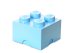 Cutie depozitare LEGO 4 albastru deschis