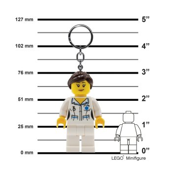 Breloc cu LED LEGO Asistentă