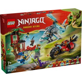 Luptă la casa din copac cu vehicule ninja
