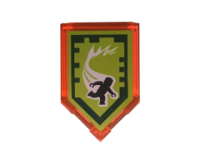 Placă netedă 3 x 2 modificată decorată - Blazon Nexo