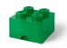 Cutie depozitare LEGO 2x2 cu sertar, verde