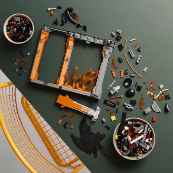 Stapânul inelelor: Diorama pentru biblioteca cu un Balrog